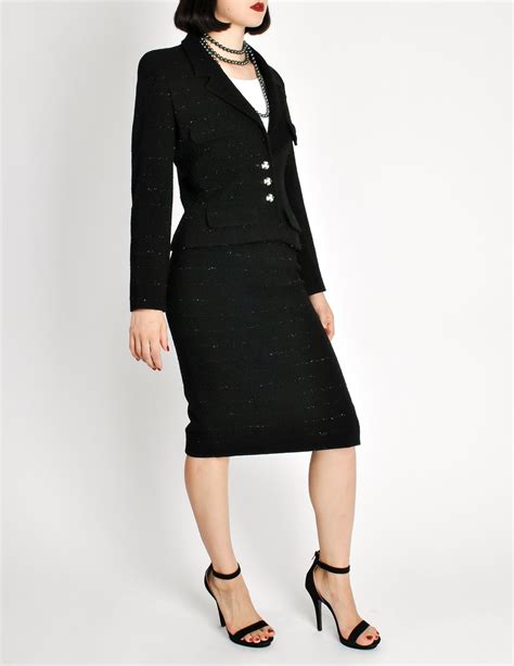 chanel style suit|vintage chanel suits for women.